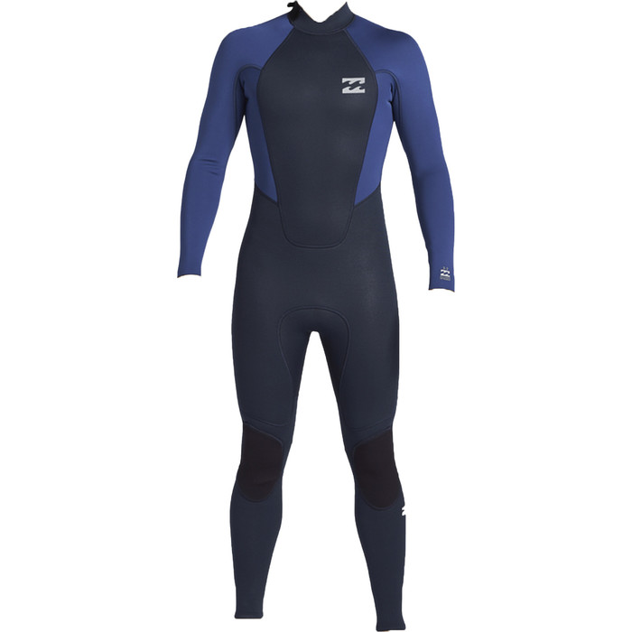 2023 Billabong Mens Intruder 3/2mm Back Zip GBS Wetsuit ABYW100202 - Navy